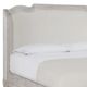 Century® Camden Nichole White Rustic Upholstered King Panel Bed-1