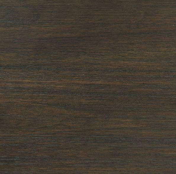 Elements International Dapper Glass Top Round Counter Dining Table with Walnut Base-3