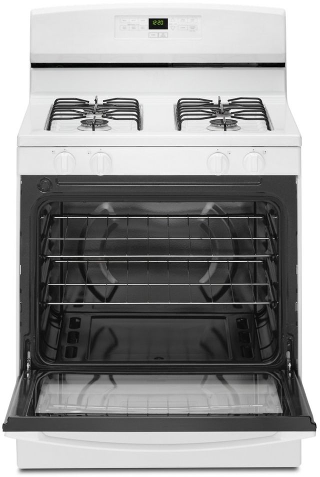 Amana® 30" White Freestanding Gas Range-1