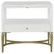 Fairfield® East Camden Antique Brass/Pearl Nightstand-3