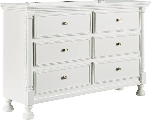 Signature Design by Ashley® Kaslyn 6-Piece White Twin Bedroom Set-2