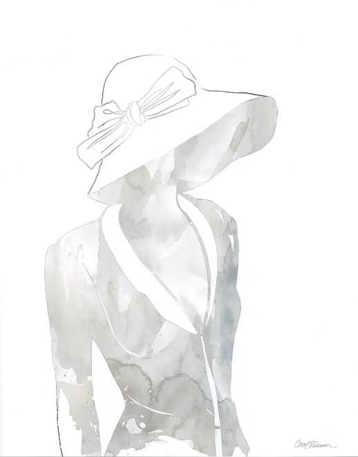 Classy Art Fashion Cover II by Carol Robinson Mirrored Frame Wall Art-1