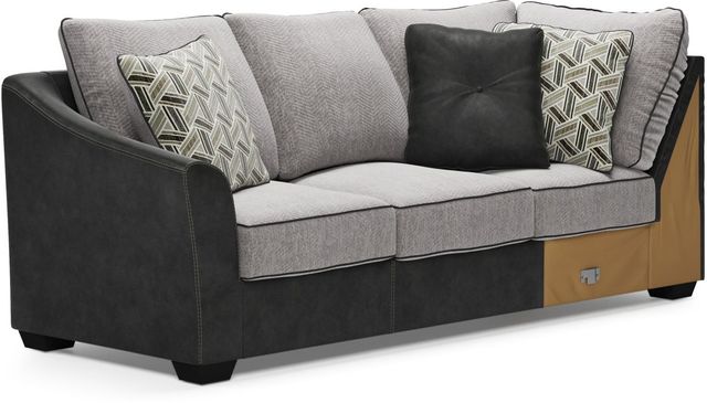 Signature Design by Ashley® Bilgray 3-Piece Pewter Right-Arm Facing Sofa Sectional and Chaise-4