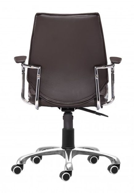 Zuo® Modern Enterprise Espresso Low Back Office Chair-1