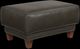 La-Z-Boy® Draper Pewter Leather Ottoman-0