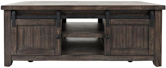 Jofran Inc. Madison County Barnwood Barn Door Cocktail Table-2