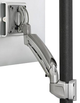 Chief® Kontour™ Silver K1P 1 Monitor Dynamic Pole Mount-1