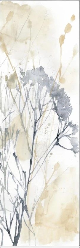 Classy Art Wildflower Line Contour II by Jennifer Goldberger Mirror Framed Wall Art-1
