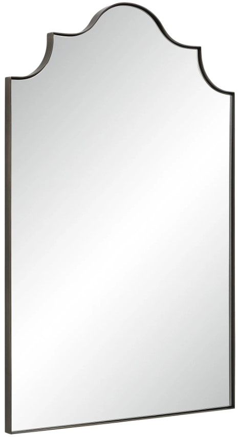 Renwil® Romina Aged Brass Small Accent Mirror-2
