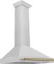 ZLINE 36" Autograph Edition Satin Stainless Steel Wall Mounted Range Hood-1