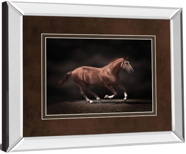 Classy Living Edoma Stallion on Black 40"W Wall Art-3