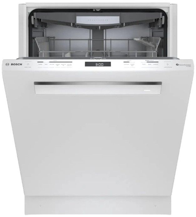 Bosch® 800 Series 24" White Top Control Built-In Dishwasher-4