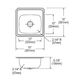 Elkay Celebrity® Brushed Satin 1-Hole Single Bowl Drop-in Bar Sink-1