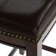 Linon Claridge 2-Piece Brown Counter Stool Set-3