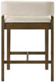 Armen Living Landyn Ecru/Sepia Bar Stool-3