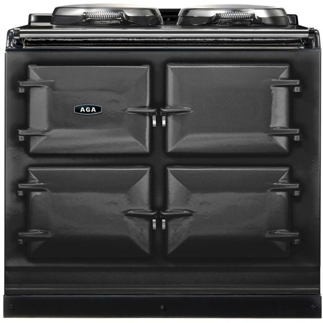 AGA 39" Pewter Dual Control Natural Gas Range-0