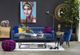 Moe's Home Collection Golden Mask On Stand Statue-4
