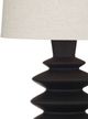 Bassett Mirror Andover Black/Oatmeal Table Lamp-1