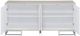ACME Furniture Panos Chrome/White Console Cabinet-4