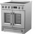 FORNO® Torino Series Alta Qualita 30" Stainless Steel Pro Style Induction Range with Air Fryer-3