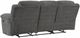 Signature Design by Ashley® Frohn Graphite Reclining Sofa-3
