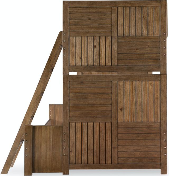 Legacy Kids Teen Summer Camp Brown Twin/Full Bunk Bed-2