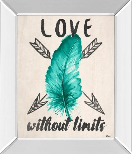 Classy Art Teal Fearless Limits Il by Patricia Pinto Wall Art-0