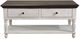 TEI Vintage Estates Antique White/Dark Knotty Coffee Table-2