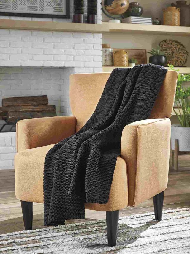 Signature Design by Ashley® Eleta 3-Piece Black Throw Blankets-2