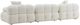 TOV Furniture Calliope 3-Piece Cream 118" Modular Sectional-4