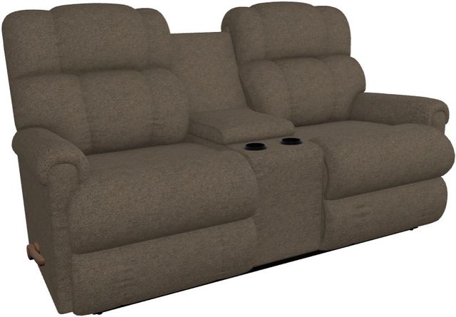 La-Z-Boy® Pinnacle Java Manual Wall Reclining Loveseat with Console-0