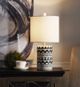 Stylecraft Black/Light Gray Table Lamp-4