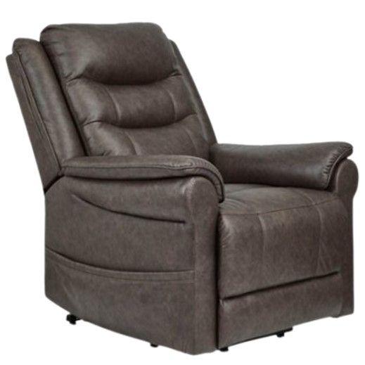 Signature Design by Ashley® Oatman Umber Power Lift Recliner-0