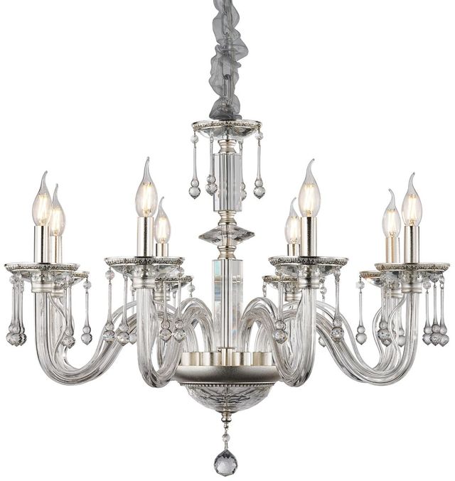 Michael Amini® Asteria Silver 8-Light Chandelier-0