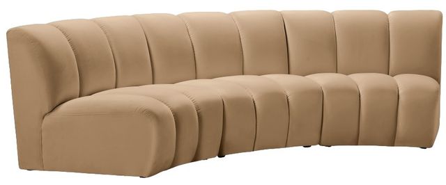 Meridian Furniture Infinity 3-Piece Camel Modular Sectional-0
