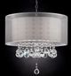 Furniture of America® Lila Silver Ceiling Lamp-1