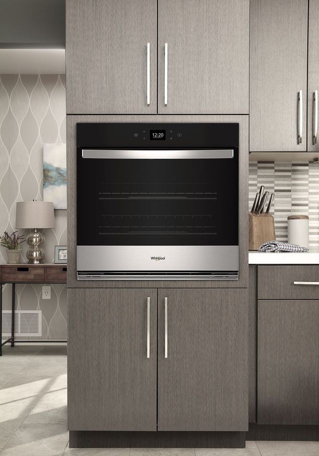 Whirlpool® 30" Stainless Steel Single Electric Wall Oven-1