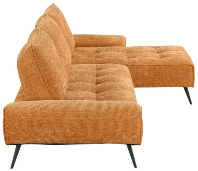 Homelegance® Dominic 2-Piece Orange Right-Arm Facing Sectional and Chaise-3