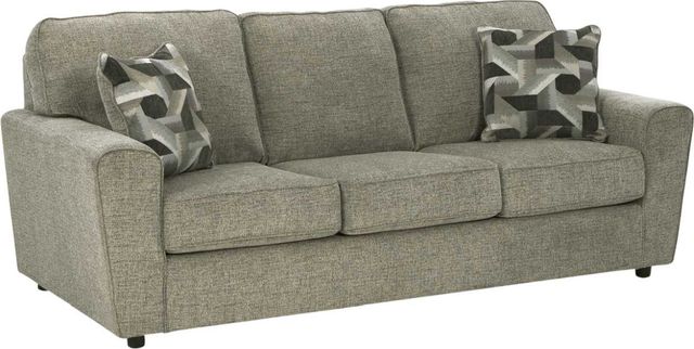 Signature Design by Ashley® Cascilla 2-Piece Pewter Sofa and Loveseat-1