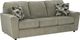 Signature Design by Ashley® Cascilla 2-Piece Pewter Sofa and Loveseat-1