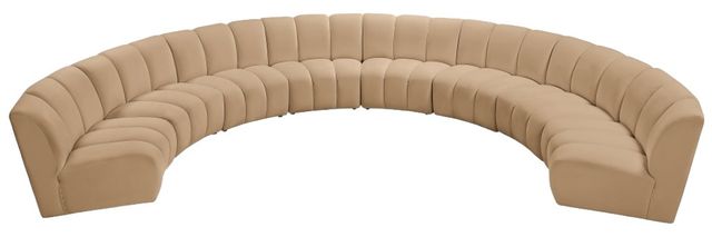 Meridian Furniture Infinity 8-Piece Camel Modular Sectional-3