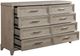 Liberty Furniture Belmar Silver Champagne/Washed Taupe Dresser-1