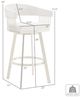 Armen Living Chelsea Gold/Taupe Bar Stool-2