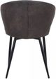 Armen Living Ava Black/Gray Dining Side Chair-4
