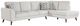 Homelegance® Broadway 2-Piece Silver Cloud Right-Arm Facing Sectional and Chaise-0