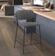 Armen Living Carlo Gray 26" Counter Stool-4