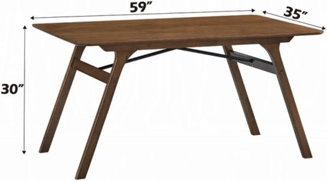 ACME Furniture Kaela Walnut Dining Table-2