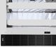 ZLINE Autograph Edition Touchstone 24 " 4.8 Cu. Ft. Black Stainless Steel Glass Door and Champagne Bronze Helix Handle Dual Zone 44 Bottle Wine Cooler -5