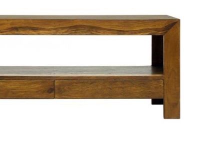 Jaipur Furniture Cube Range Brown Console Table-1