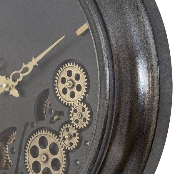 YHD Black Gear Clock-3
